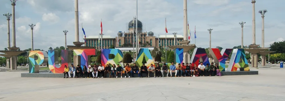 Mountain reflection on lake