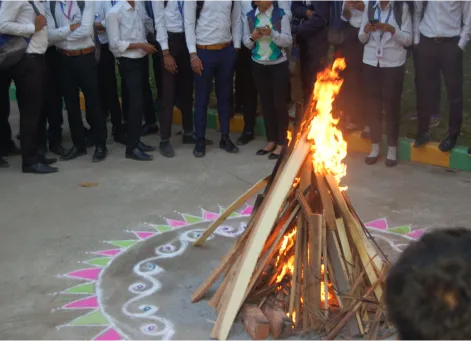 Mountain reflection on lake