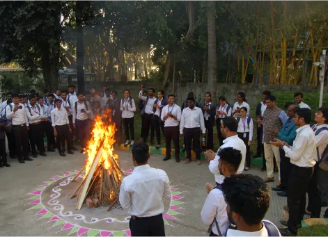 Mountain reflection on lake